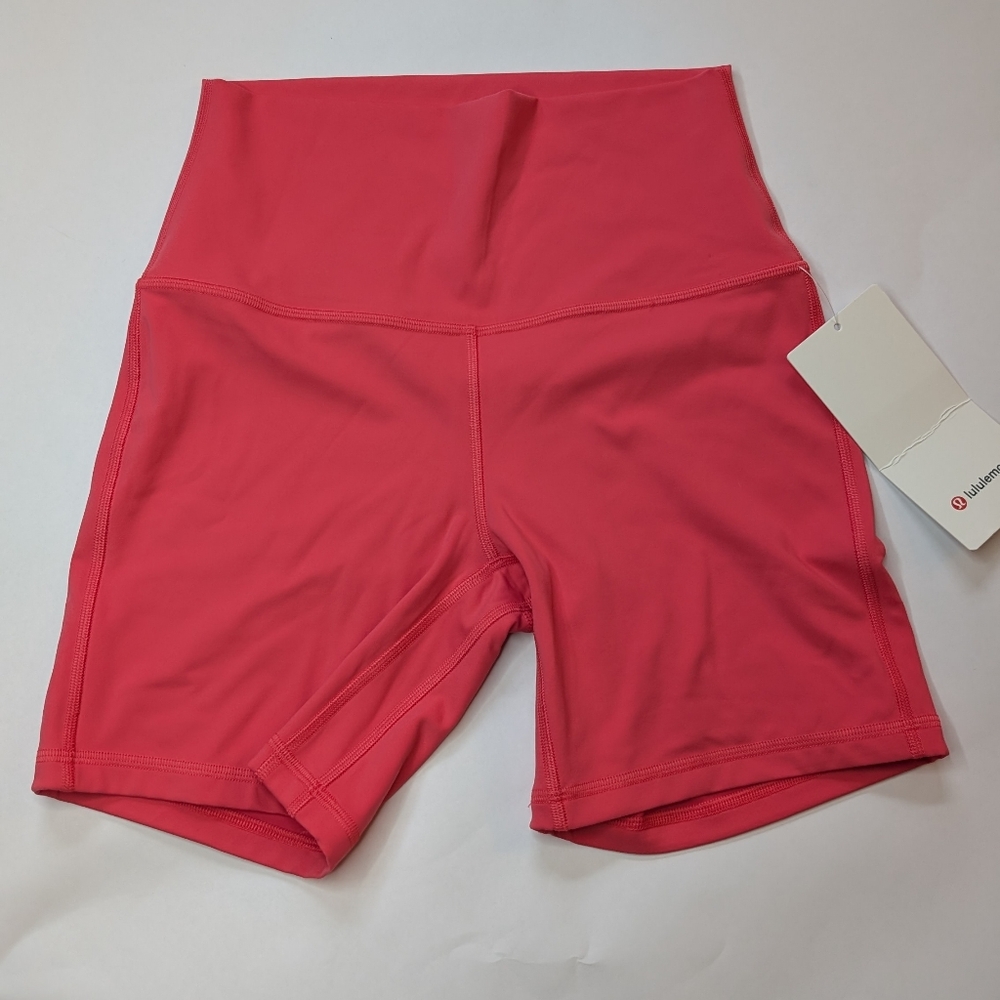 Lululemon Align High Rise Short 6", Size 6, Glaze Pink 🩷